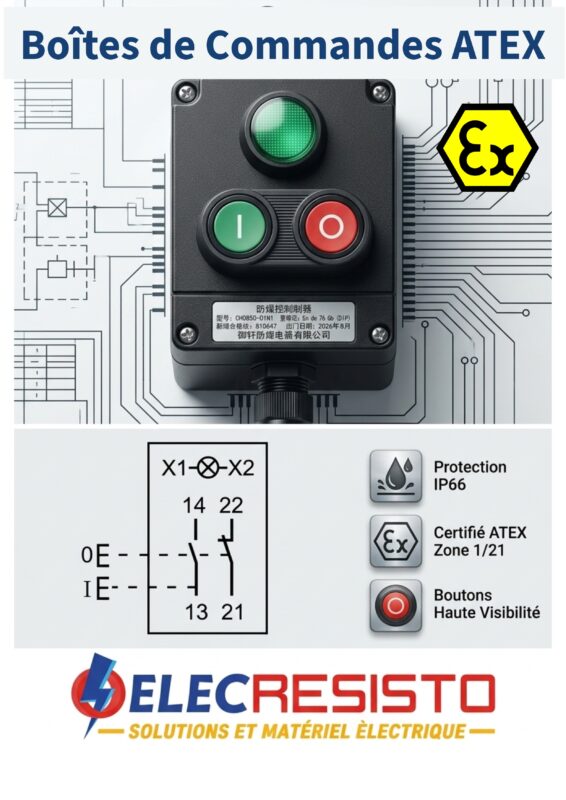 Boîte de commande ATEX - fiche elecresisto