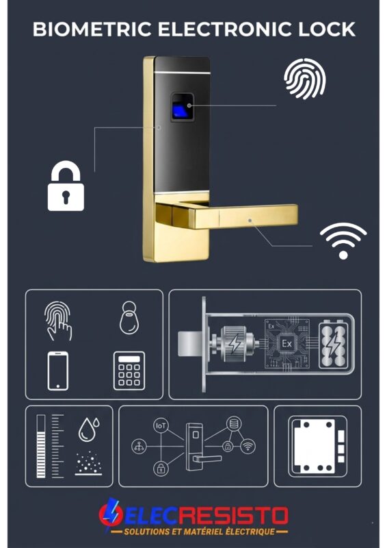Serrure électronique intelligente - fiche elecresisto