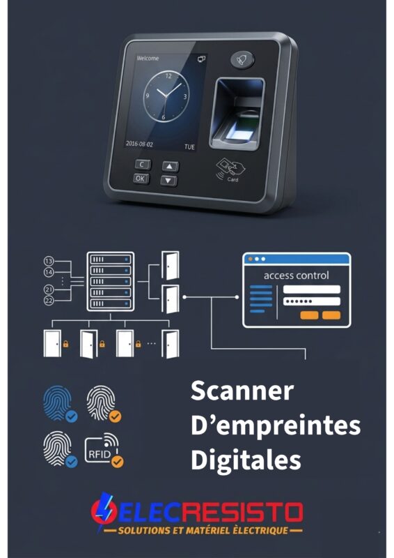 Scanner d'empreinte digitale - fiche elecresisto