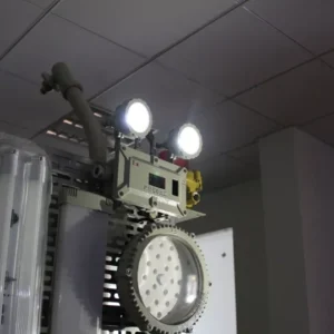 Bloc de sécurité ATEX BCJ LED IP66 avec double projecteur orientable pour zones explosives 1, 2, 21 et 22