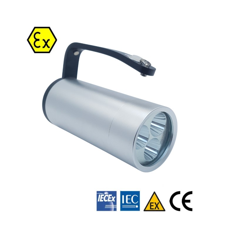 lampe-torche-securisee-ex Lampe Torche ATEX GYD7101 Rechargeable IP68 Zones 1 2 21 22 Maroc