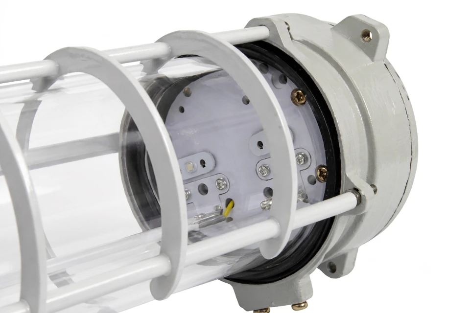 Réglette LED ATEX 2x18W BPY Antidéflagrante IP66 Réglette LED ATEX 2x18W BPY antidéflagrante certifiée Zone 1 Zone 2 Zone 21 Zone 22 IP66
