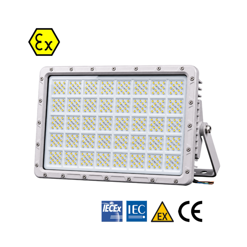 projecteur-led-antideflagrant-ex Projecteur LED ATEX 300W/400W IP66 Antidéflagrant | Éclairage Zones 1, 2, 21, 22