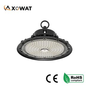 Armature LED UFO AXOWAT ETD-UFO-JL 100W haute performance pour l'éclairage industriel des entrepôts, usines, gymnases et bâtiments à grande hauteur