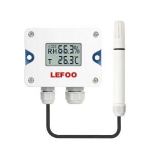 Capteur de Température et d’Humidité LFH10A IP65 avec écran LCD, sortie RS485 Modbus, 4-20mA et 0-10V pour la surveillance des environnements industriels.